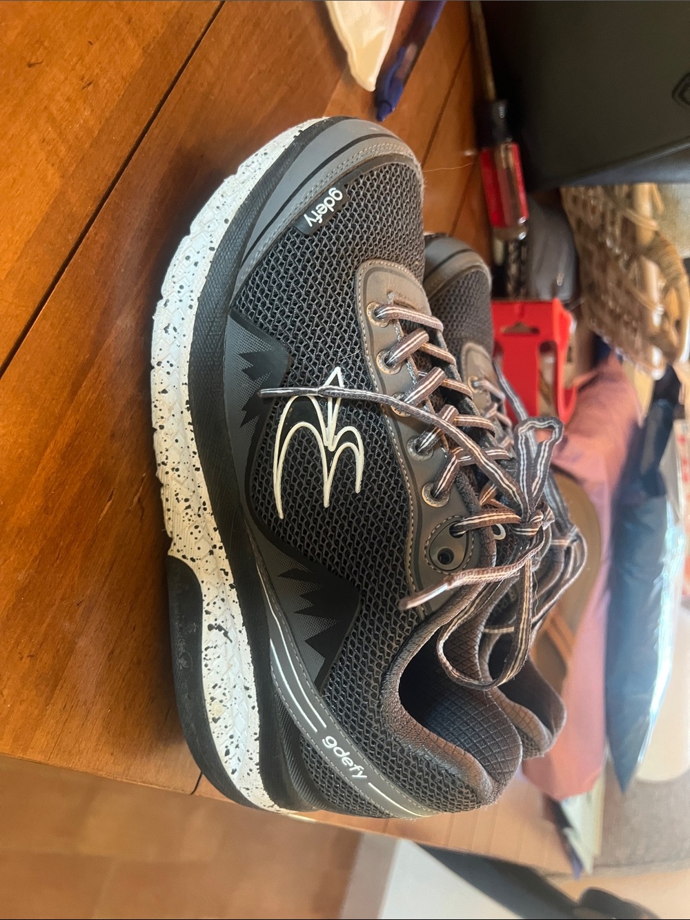 Women’s Gray Athletic Lace-Up Shoes